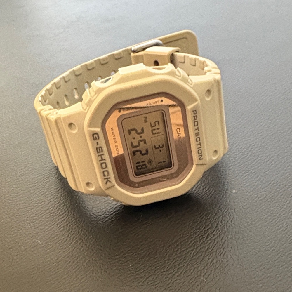 G-Shock Sand-Tone Digital Smartwatch
